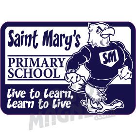 SAINT-MARYS-PRIMARY-EAGLES.jpg Custom Car Magnet - Logo Magnet